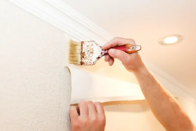 Pose de papier peint à Francueil — revêtements muraux et toiles de verre